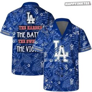 LA Dodgers Victory Palm Hawaiian Shirt
