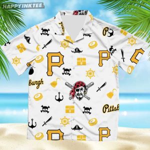 Pittsburgh Pirates Retro Logo Hawaiian Shirt