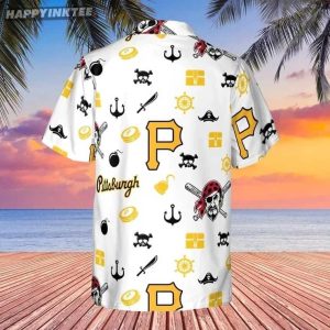 Pittsburgh Pirates Retro Logo Hawaiian Shirt (2)