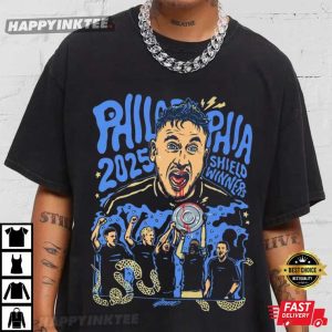 Philadelphia Union Shield Winners 2025 Soccer T-Shirt