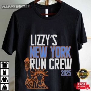 Lizzy's New York Run Crew 2025 Race Day Support T Shirt (4)