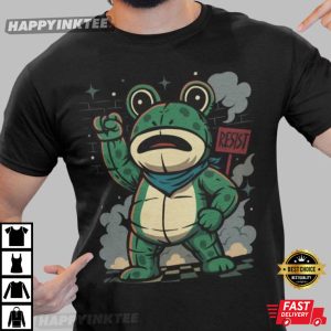 Portland Frog Freedom Resistance Protest T Shirt (3)