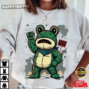 Portland Frog Freedom Resistance Protest T Shirt (4)
