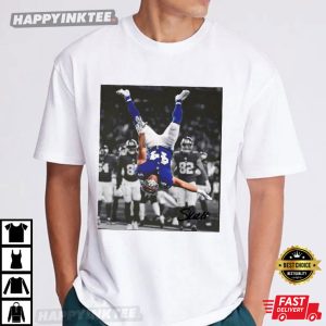 Cam Skattebo Backflip Celebration Vintage Football T Shirt (3)
