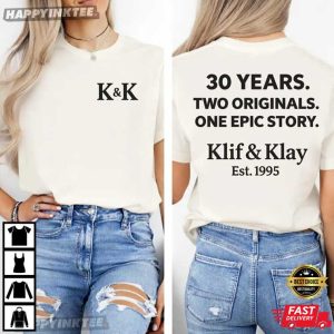 Klif and Klay 30th Anniversary Custom Team T-Shirt