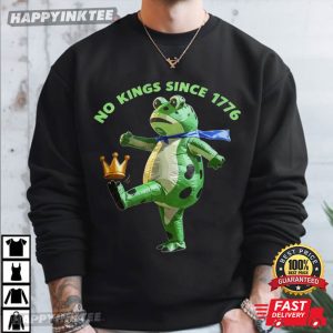 Portland Frog No Kings Since 1776 Protest Resist T Shirt 1