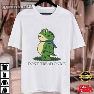 Portland Frog Don't Tread On Me Funny Protest T Shirt 1 (1)