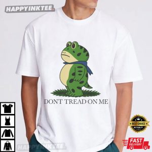 Portland Frog Don't Tread On Me Funny Protest T Shirt 1