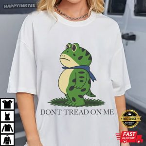 Portland Frog Don’t Tread On Me Funny Protest T-Shirt