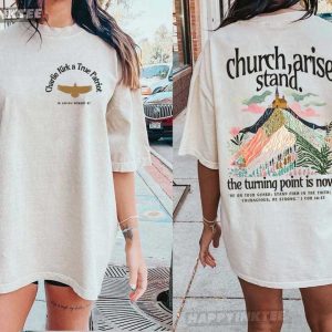 Charlie Kirk A True Patriotic Church Arise Stand Christian Religious T-Shirt