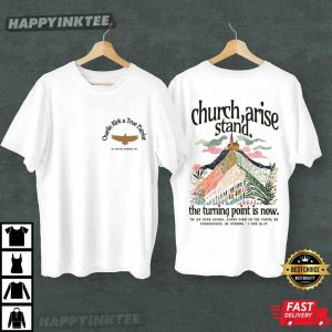 Charlie Kirk A True Patriotic Church Arise Stand Christian T Shirt 1