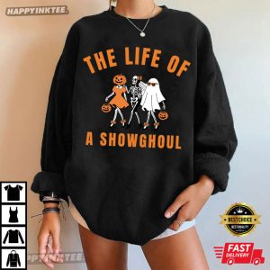 The Life Of A Showghoul Cute Ghost Halloween T Shirt (4)