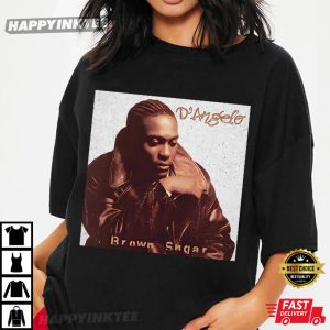 D'Angelo Brown Vintage Graphic T Shirt (2)
