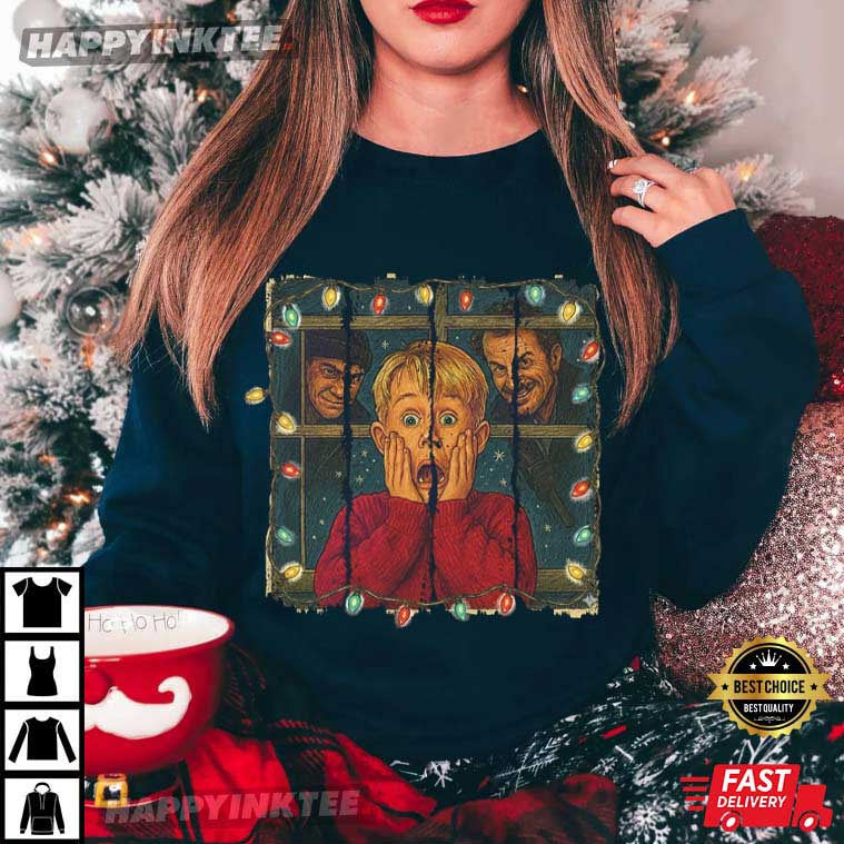 Home Alone Kevin Mccallister Christmas Xmas Holiday Movie T-Shirt Home Alone Kevin Mccallister Christmas Xmas Holiday Movie T-Shirt