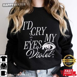I'd Cry My Eyes Violet Taylor Swift Elizabeth Taylor Music T Shirt (4)