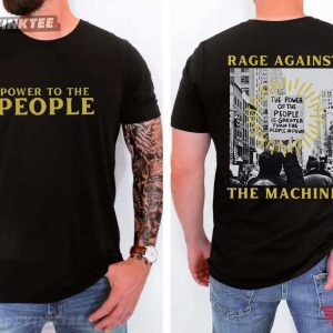 Power To The People Rage Against The Machine Protest T-Shirt