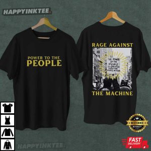 Power To The People Rage Against The Machine Protest T Shirt (1)