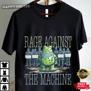 Rage Against The Machine Portland Frog Protest T Shirt (1)