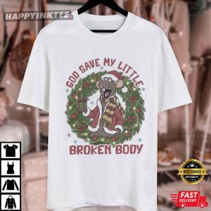 God Save My Little Broken Body Rizzo The Rat Christmas T Shirt (1)
