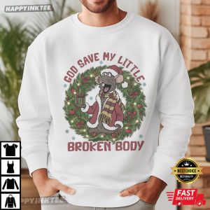 God Save My Little Broken Body Rizzo The Rat Christmas T Shirt (3)