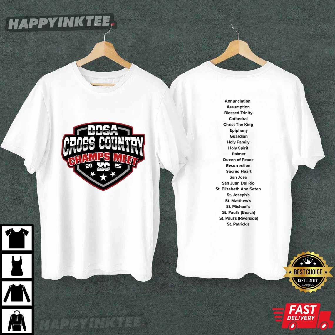 2025 Official XC Dosa Cross Country Champs Meet T-Shirt 2025 Official XC Dosa Cross Country Champs Meet T-Shirt