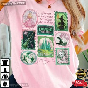 Wicked Changed For Good Pink Green Musical T-Shirt