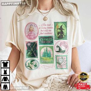 Wicked Changed For Good Pink Green Musical T Shirt (3)