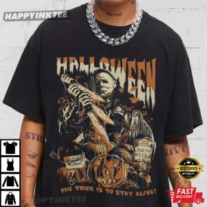 Vintage Michael Myers Halloween Horror Movie T-Shirt