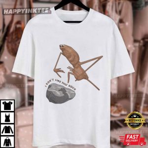 Marcus The Worm I Don't Like This Rock Funny Meme Brainrot T Shirt (1)