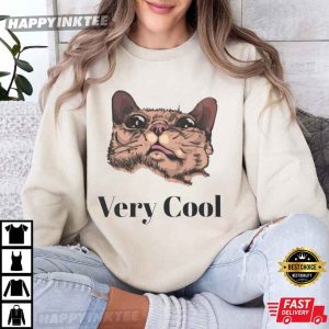 Gumbus Very Cool Cat Lover T Shirt (2)