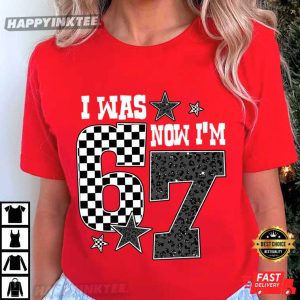 Funny 7th Birthday I Was 6 Now I'm 7 T Shirt (2)