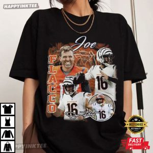 Vintage Joe Flacco Bengals Game Day T Shirt (2)