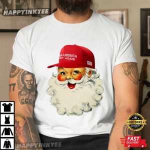 Santa Claus MAGA Trump Support Political Christmas T Shirt (2)