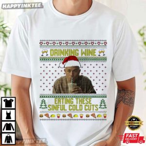 Charlie Hunnam Drinking Wine Eating These Sinful Cold Cuts Monster T Shirt (4)
