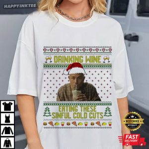 Charlie Hunnam Drinking Wine Eating These Sinful Cold Cuts Monster T Shirt (2)