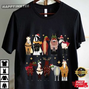Horse Christmas Farm Animal Gift For Horse Lover T Shirt (1)