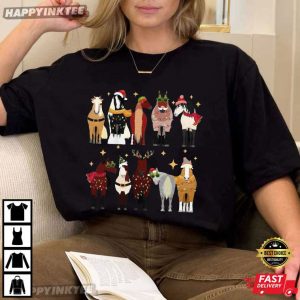 Horse Christmas Farm Animal Gift For Horse Lover T Shirt (2)