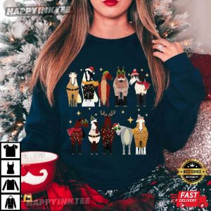 Horse Christmas Farm Animal Gift For Horse Lover T Shirt (3)