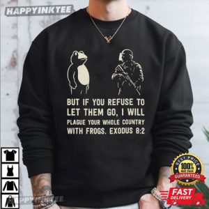 Portland Protest Frog Exodus 82 Bible Verse Anti ICE Political T Shirt (3)