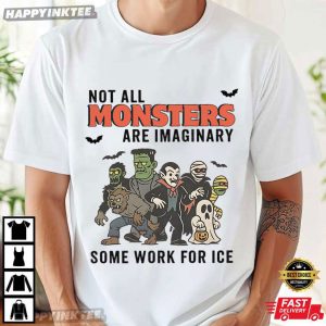 Monster Mash Anti ICE Social Justice Halloween T-Shirt
