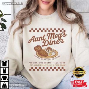 Aunt Meg's Diner 1996 Retro Film Twister Movie T Shirt (1)