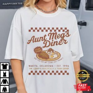 Aunt Meg’s Diner 1996 Retro Film Twister Movie T-Shirt