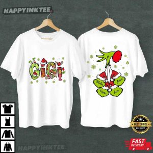 Gigi Grinch Custom Name Christmas Gift T Shirt (1)