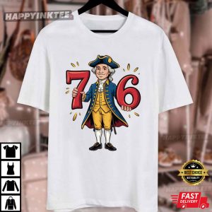 Six Seven 6 7 7 6 George Washington Funny T Shirt (3)