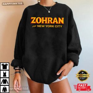 Zohran For New York City Mayor Mamdani T Shirt (3)