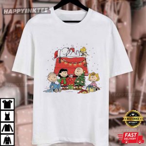 Peanuts Christmas Snoopy And Friends T Shirt (4)