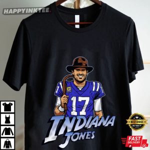 Daniel Jones Indiana Jones Indianapolis Football T Shirt (3)