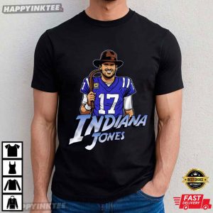 Daniel Jones Indiana Jones Indianapolis Football T Shirt (4)