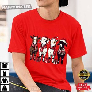 Goat Lover Christmas Gift T Shirt (2)