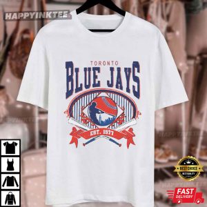 Toronto Blue Jays Baseball Vintage 90s Style T Shirt (3)